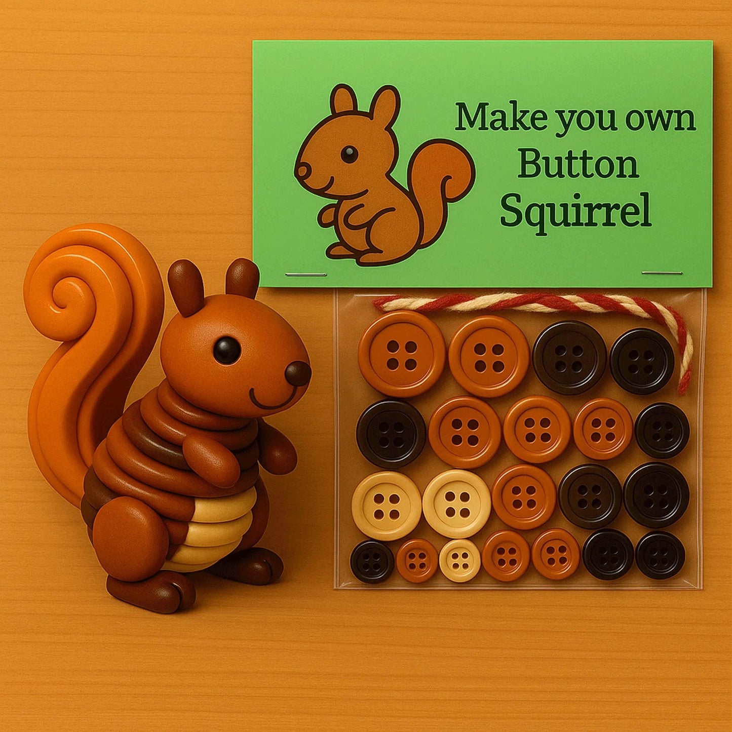 🔥Last Day 49% OFF - DIY Button Highland Animal Cow Craft Kit