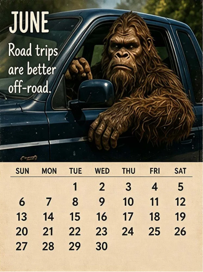 🦶 2027 Bigfoot Daily Life Calendar