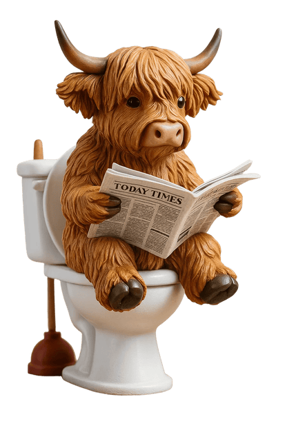 🐮Highland Cow Advent Calendar 2025🎄✨ - 3D Handmade Highland Cow Doll(24Pcs)
