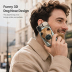 3D Dog Nose Phone Case – Squishy Funny Design