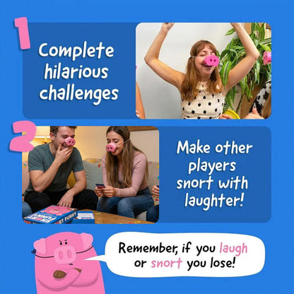 🐷The Oinkcredible You Laugh You Lose Party Game