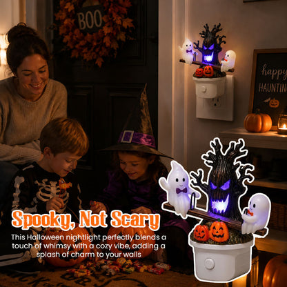 Spooky Cute See-Saw Ghost Glowing Night Light 🎃👻