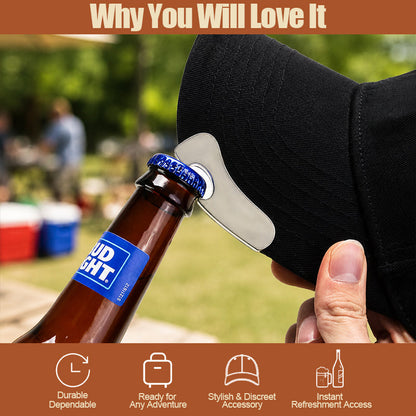 Hat Brim Bottle Opener Clip