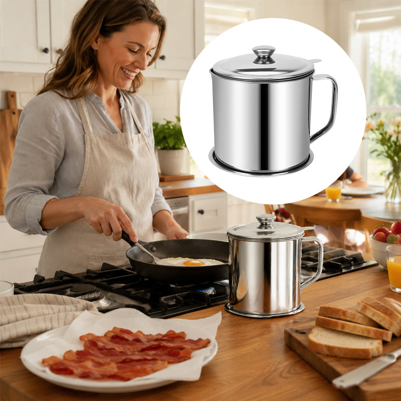 Stainless Steel Oil Filter Pot Can