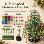 ⏳ Limited Time Offer — 50% OFF Today!🎄 Handmade Elegant Beaded Mini Christmas Tree