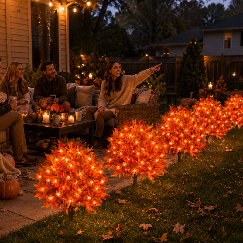 Light-Up Autumn Maple Tree – LED Fall Tree Ornament🍁🍂
