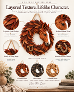 🐴🤎Rustic Horse Head Wreath – Western Farmhouse Wall & Door Decor