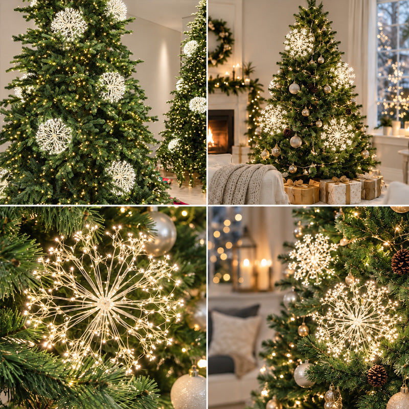 LED Starburst Lights for the Christmas Tree
