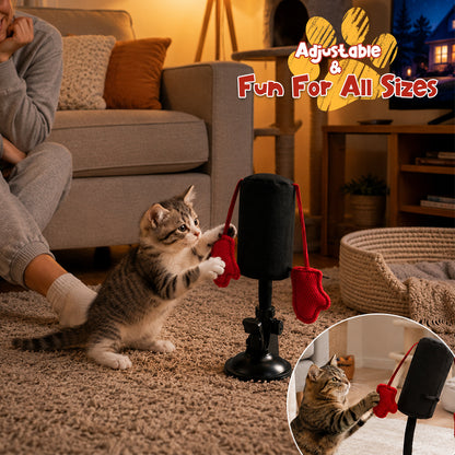 🐾 Mini Punching Bag™ –  Self-Play Cat Teaser Toy 😺