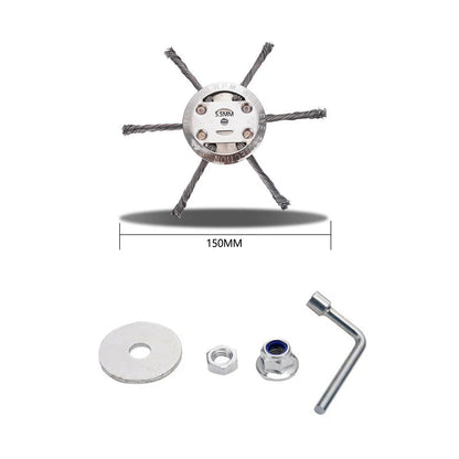 🔥 Replaceable cutting head for lawn mower / string trimmer - steel cutting head for lawn mowing 🌿✂️⚙️