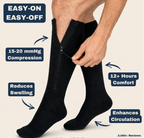 🏃‍♂️ Sports Zipper Socks – Comfort, Support & Easy On/Off