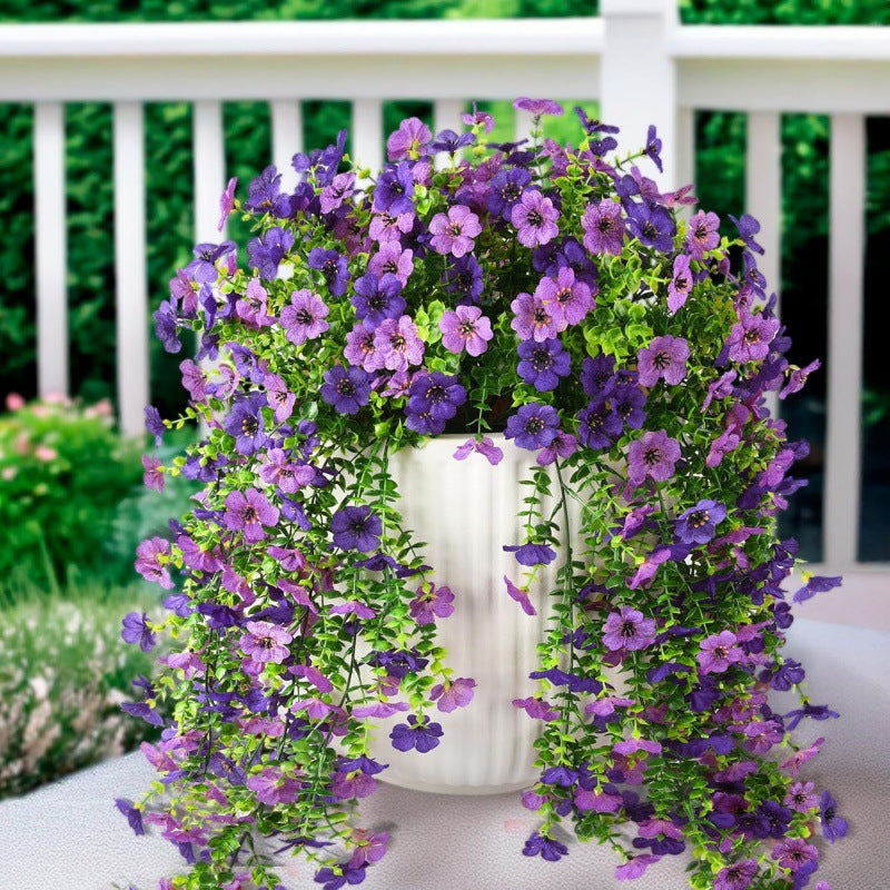 🌿Outdoor Trailing Daisy & Eucalyptus Arrangement | UV Fade Resistant