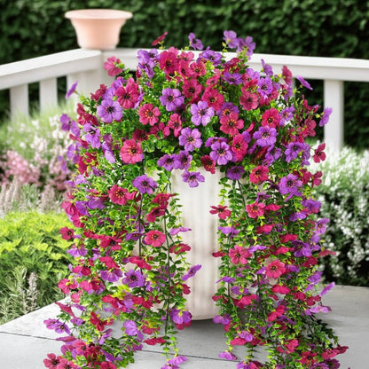 🌿Outdoor Trailing Daisy & Eucalyptus Arrangement | UV Fade Resistant