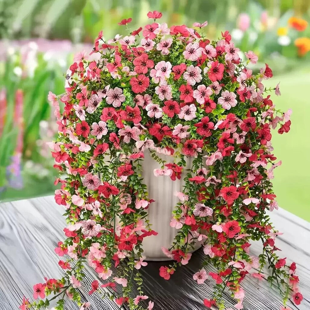 🌿Outdoor Trailing Daisy & Eucalyptus Arrangement | UV Fade Resistant