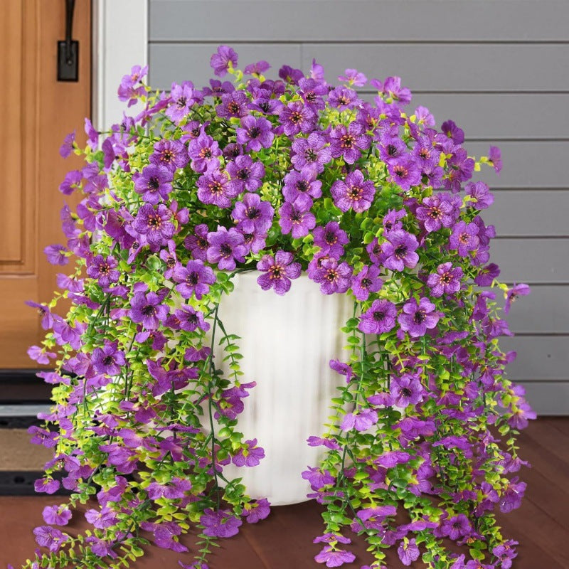 🌿Outdoor Trailing Daisy & Eucalyptus Arrangement | UV Fade Resistant