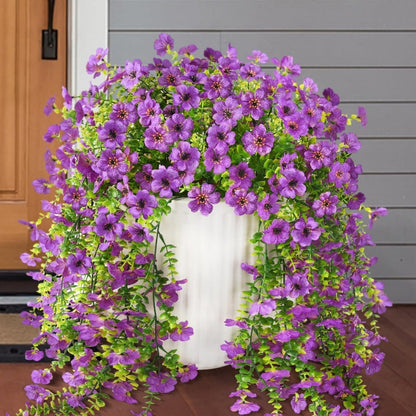 🌿Outdoor Trailing Daisy & Eucalyptus Arrangement | UV Fade Resistant