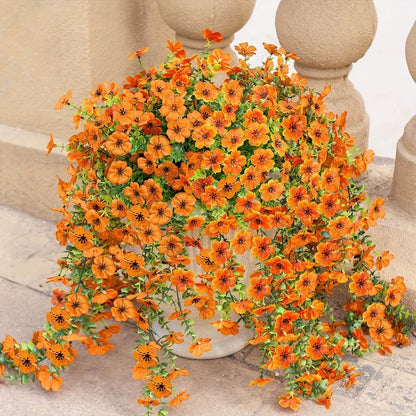 🌿Outdoor Trailing Daisy & Eucalyptus Arrangement | UV Fade Resistant