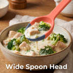 🍳 Silicone Spoon Spatula – Nonstick Flexible Kitchen Turner