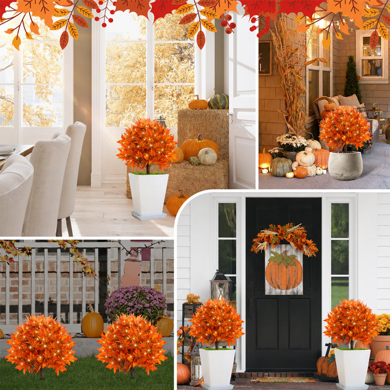 Light-Up Autumn Maple Tree – LED Fall Tree Ornament🍁🍂