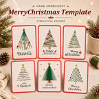 🎄🧵Christmas String Art Greeting Card DIY Kit – Handmade Gift for Family & Friends