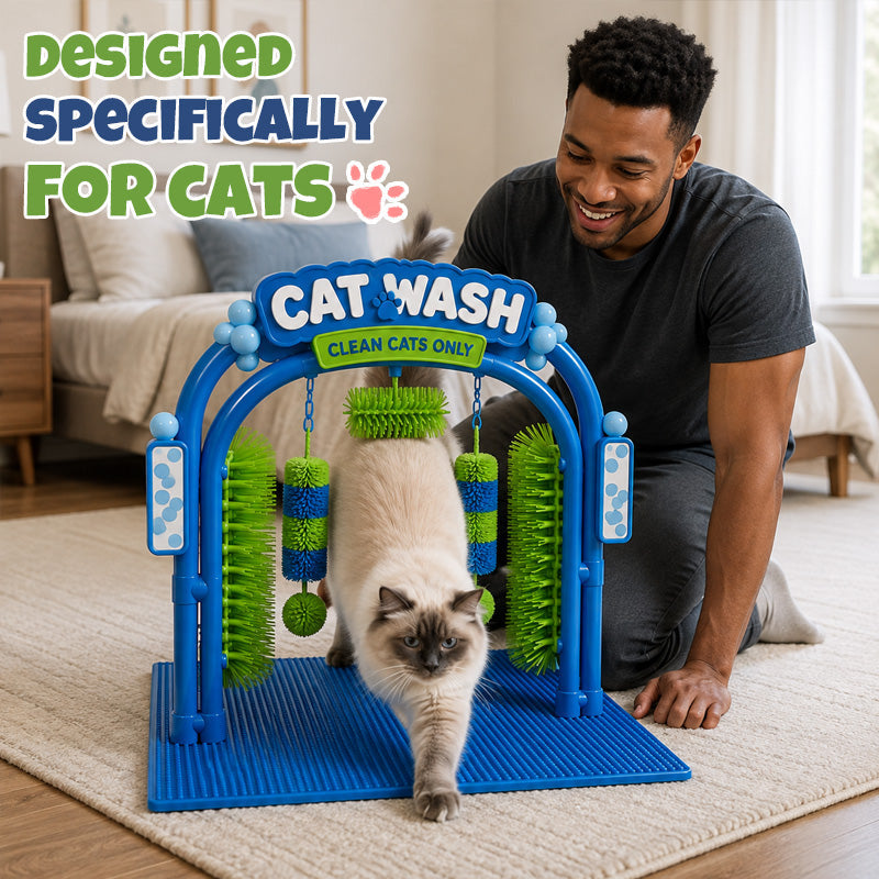Cat Wash Grooming Station | Self‑Grooming Device for Cats 🐾