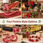 Christmas Floating Wine Bottle Holder | 4 Festive Designs