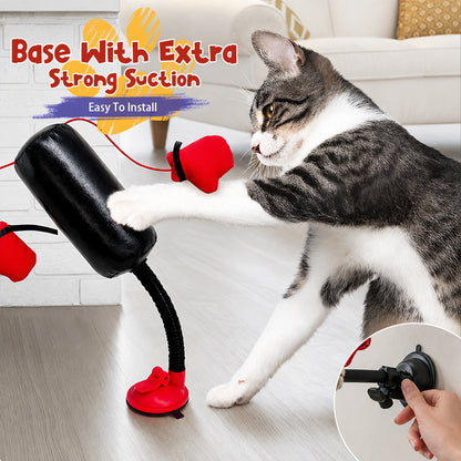 🐾 Mini Punching Bag™ –  Self-Play Cat Teaser Toy 😺