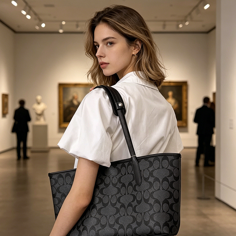 Tote bag modified shoulder strap with anti-slip and pressure-reducing shoulder pads