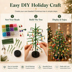 ⏳ Limited Time Offer — 50% OFF Today!🎄 Handmade Elegant Beaded Mini Christmas Tree