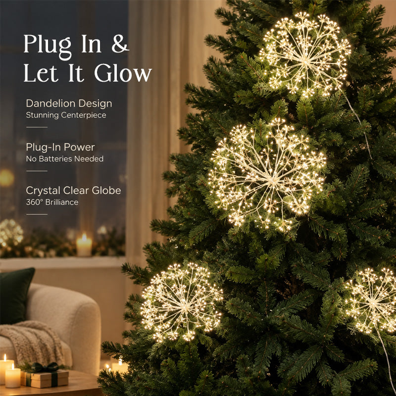 LED Starburst Lights for the Christmas Tree