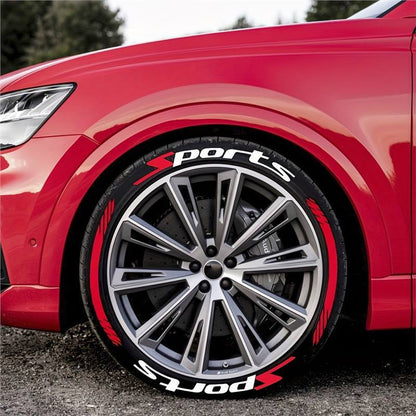 🔥 4PCS 3D Tire Lettering Stickers | Waterproof Universal Wheel Sidewall Decals
