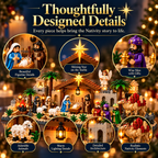 ✝️🎄 Nativity Advent Calendar – 24-Day Buildable Christmas Nativity Set