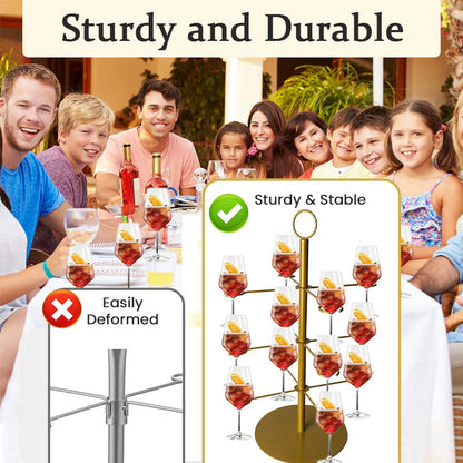 🎉 Multi-tiered Christmas display stand – perfect for desserts and decorations