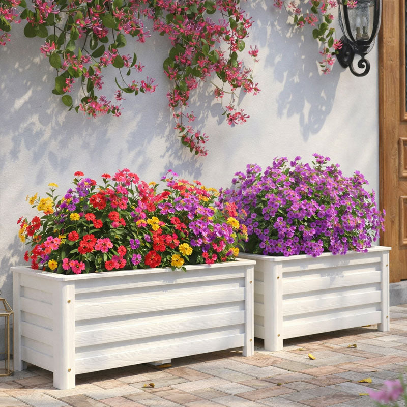 🔥 LAST DAY 50% OFF! 🏡💐Artificial Eucalyptus and Violet Ground-Insert Floral Decoration