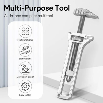 Portable Multifunction Keychain Tool Combines a Cutter, Screwdriver, and Everyday Utility Functions for Camping and Daily Use