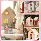 🎁 50% OFF!!!-Ready for Christmas! 🎄🎅 Christmas Wonderland Cottage Gift