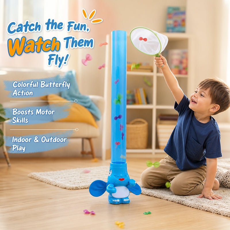 Elephant Butterfly Catch Game for Kids