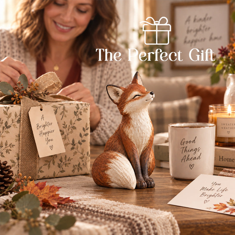 ✨Charming Fox Figurines – 🍂Whimsical Woodland Home Décor