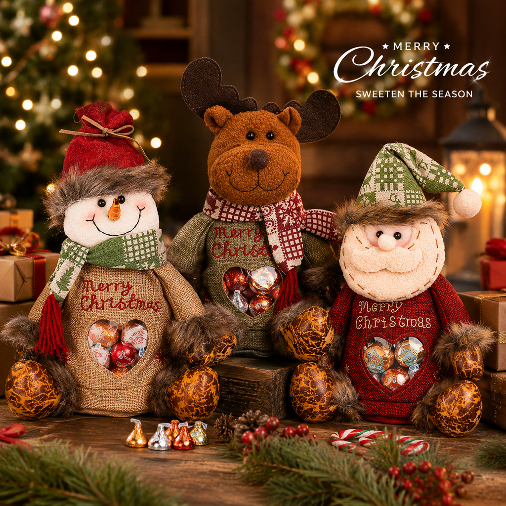 🎄🎁 Christmas Gift Bag Set — large, reusable, and ready to spread festive cheer