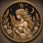 12 Zodiac Signs Diamond Pearl Art Kit – Celestial DIY Wall Decoration✨