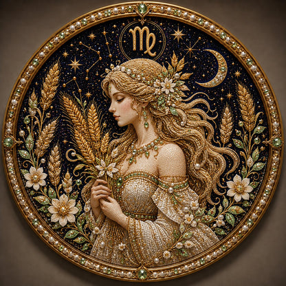 🔥Last Day 49% OFF - 12 Zodiac Signs Pearl Art Kit ♈🌙