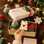 🎅Handmade Christmas Scented Candle Gift Set: A Festive Essential for Atmosphere & Gifting🕯️🎄