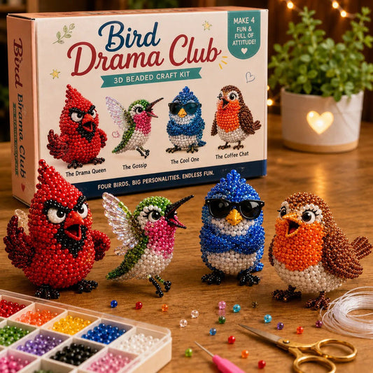 🔥LAST DAY 50% OFF -🧵✨ Creative Beaded Mini World 3D DIY Kit Collection