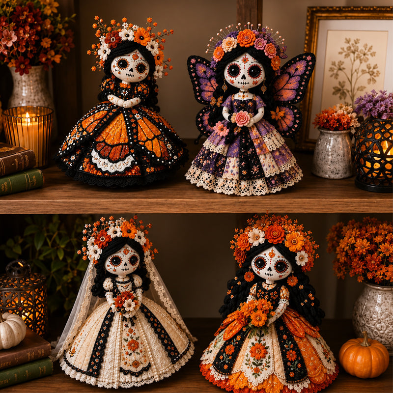 🕯️ Retro Halloween DIY Skeleton Bride 💀
