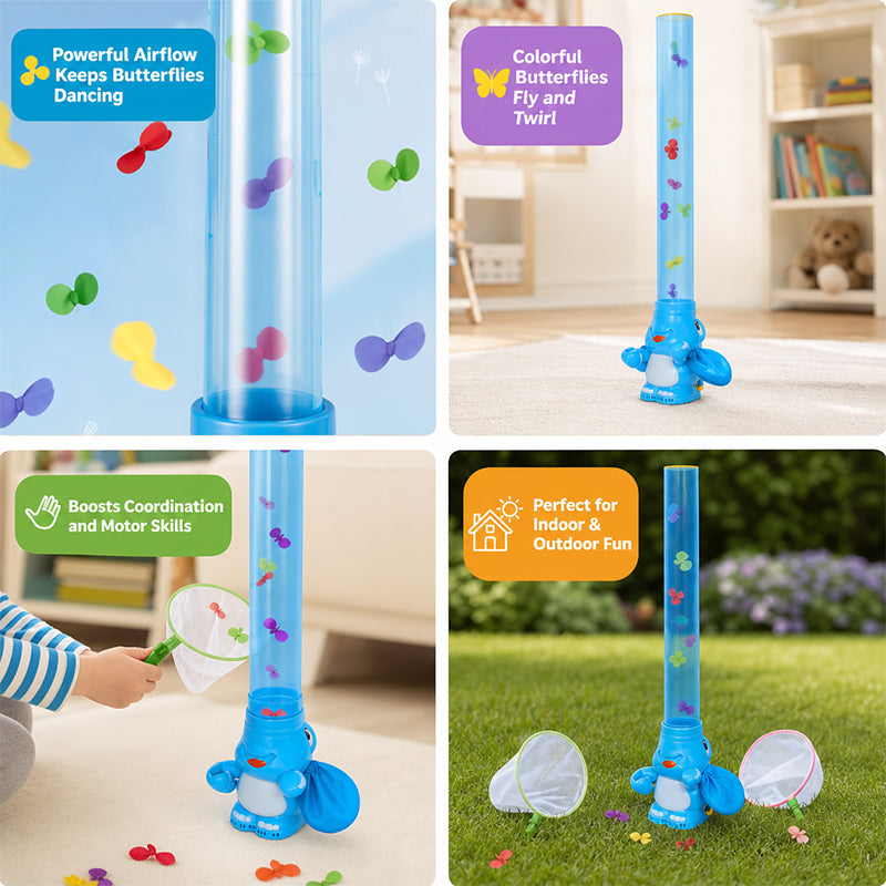 Elephant Butterfly Catch Game for Kids