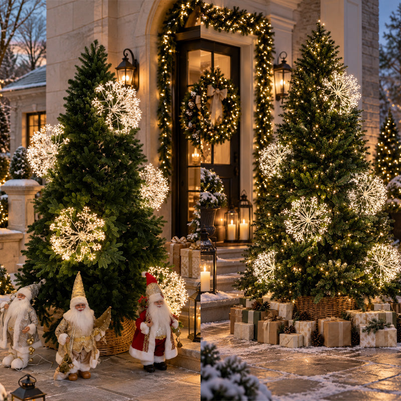 LED Starburst Lights for the Christmas Tree