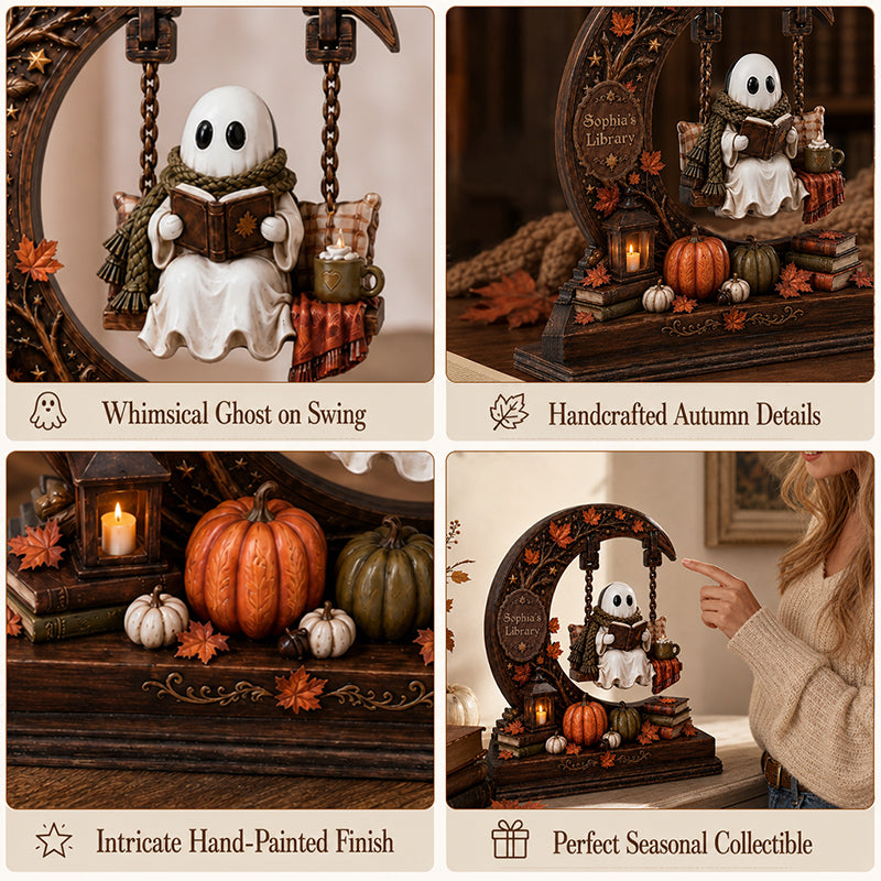 ⭐ Personalized Moonlit Reading Ghost Figurine™✨👻