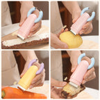 🧄 2-in-1 Garlic Peeler & Ginger Cleaner Tool