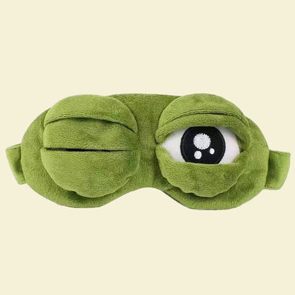 🐸 The Sleepy Frog Eye Mask