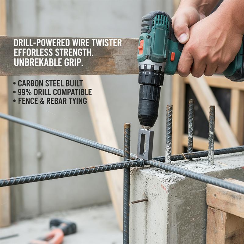 🎁Buy 1 Get 1 Free🔩The Ultimate Time-Saver for Wire Tying-- Wire Twister🏗️